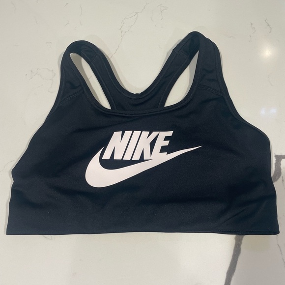 NIKE Dri-Fit Black Sports Bra - Picture 1 of 6